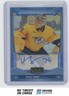 2024-25 O-Pee-Chee Platinum Blue Rainbow Auto Juuse Saros #BA-JU Nashville