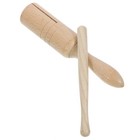 1 Set Kids Musical Toy Percussion Guiro and Rod Musical Enlightenment Toy