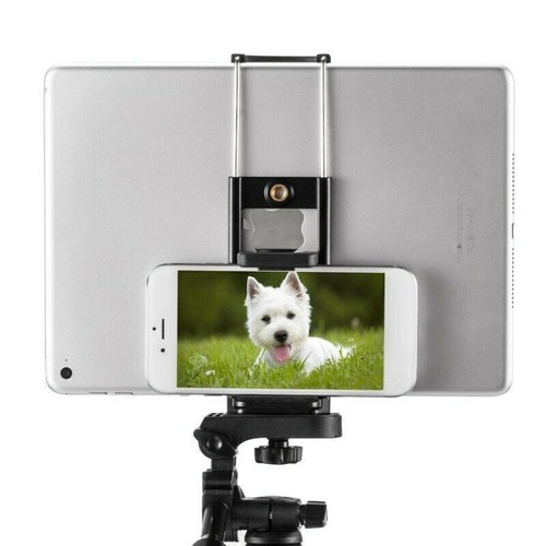 Universal Smartphone Tripod Adapter Tablet Holder Mount For Phone iPad iPhone - Afbeelding 4 van 8