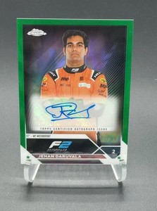 2023 Topps Chrome Formula 1 F1 Jehan Daruvala Green Auto #83/99 CAC-JDI🏁🏎️