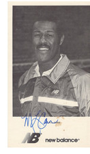 M.L. Carr Signed 8.5x5 B/W New Balance Promo Boston Celtics