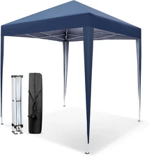 VINGLI 6.5X6.5 Pop up Canopy Tent, Outdoor Tent Canopies Foldable Portable Canop