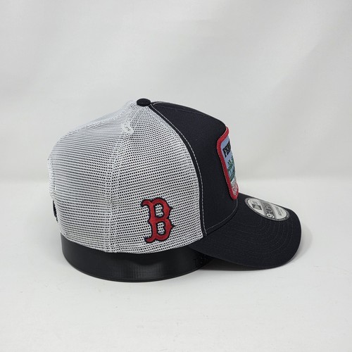 New Era 9FORTY Boston Red Sox Fenway Patch A-Frame Trucker Snapback Mütze Cap Blau - Bild 4 von 7