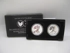 2021 Reverse Proof $1 American Silver Eagle Designer 2 Silver Coin Set w/Box!