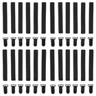  24 Pcs Flag Pole Clips Accessories Anchor for Wind Balcony Holder