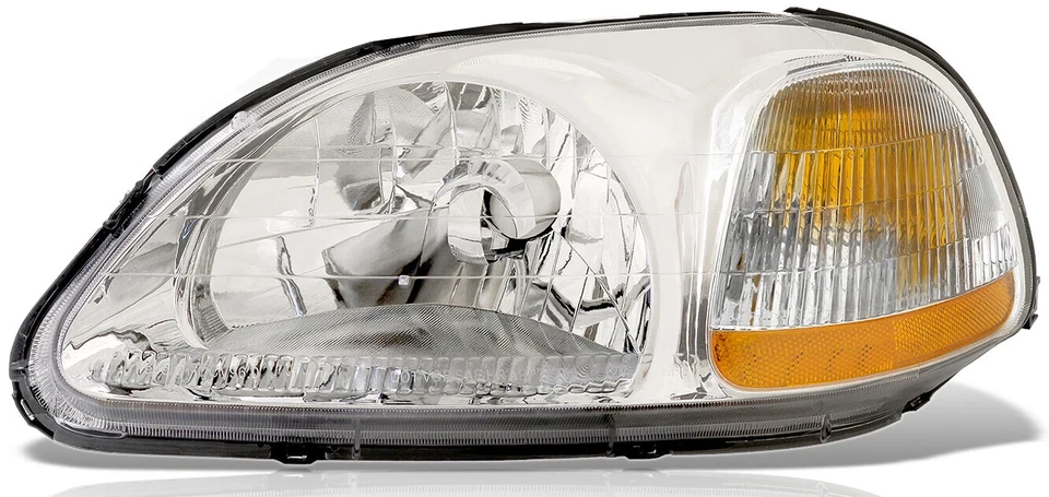 Lámpara de repuesto de faros transparentes diestra+derecha para Honda Civic DX/EX/LX 1996-1998 Foto 3 de 4