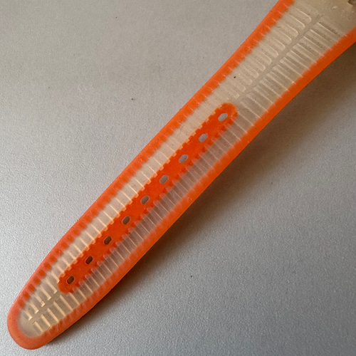 Swatch Watch INSTANTANEOUS FRESH Skeleton Jelly SUJK102 2006 Orange Swiss - USED - Picture 11 of 18