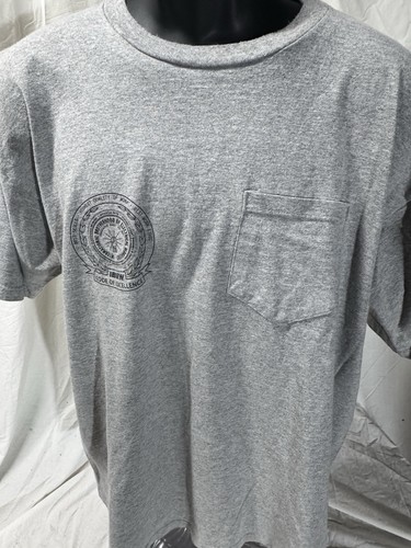 IBEW Local 5 Pittsburgh PA Herren T-Shirt grau Tasche Gr. XL Union Worker - Bild 5 von 7