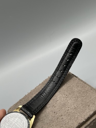 VINTAGE LUCERNE SWISS MADE HERRENUHR LEDERARMBAND HADAUFZUG RÖMISCHE ZIFFERN F.3 - Bild 14 von 18