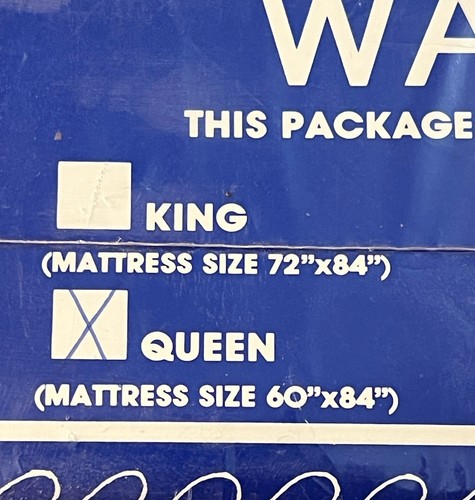 Waterbed Bed Aqua Soft Queen Gray Designer Coordinated Sheet Set New Queen Set - Picture 4 of 8