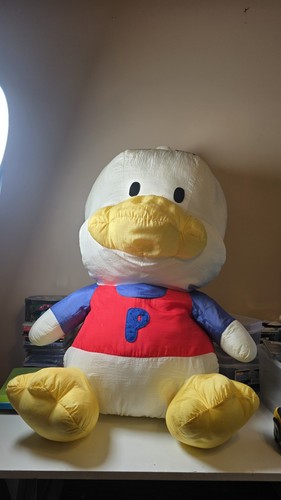 Vintage Sanrio Pekkle Plush STORE DISPLAY GIANT RARE 1996 2.5 FEET  Nylon  - Picture 2 of 8
