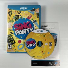 Sing Party Nintendo Wii U Video Game Nintendo - Complete w/ Manual CIB