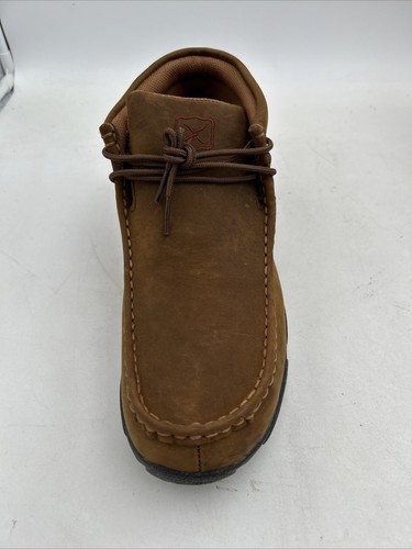 Twisted X Herren Bomber Braun Leder Schnürschuhe Chukka Fahren Schuhe MDMW001 - Neu - Bild 11 von 14