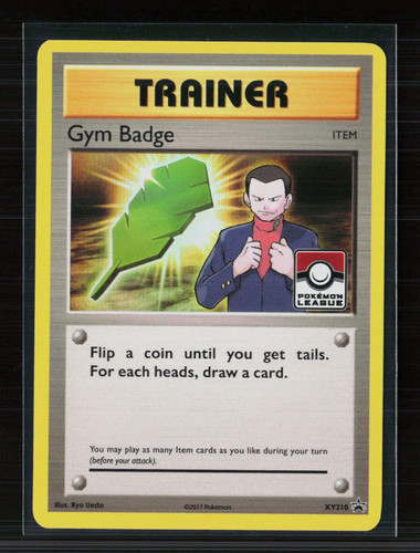 Pokemon 2017 XY Promos Gym Badge #XY210