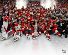 Florida Panthers Unsigned 2024 Stanley Cup Champs Team Celebration 16x20 Photo