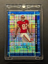 DWAYNE BOWE Rookie Auto 2007 Topps Finest Blue X-Fractor SP /50 RC
