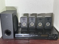 RCA RTD325W Home Theater System - 4 Speakers + Sub - No Remote - Tested &amp; Works  			