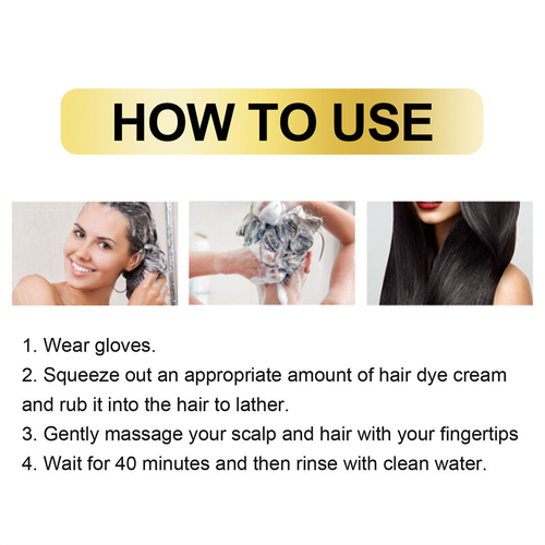 Natural Plant Hair Dye Bubble New Botanical Based for Grey Hair Color Bubble Dye - Picture 10 of 14