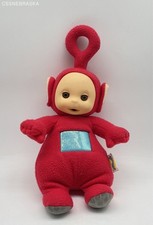 Vintage 1998 Playskool Red Teletubbies Talking 15" Po Plush Works Rubber Face