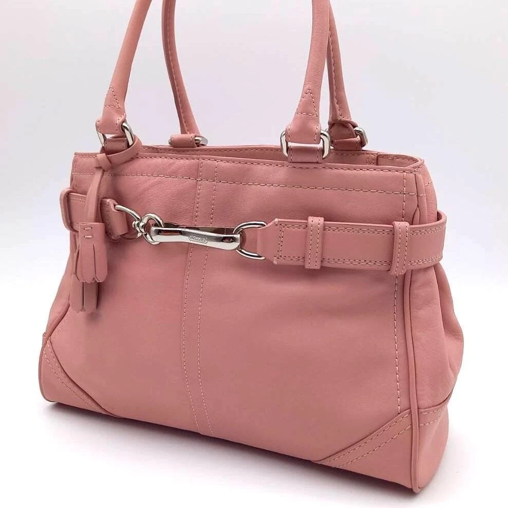 Coach Pink Fringe Bags & Handbags for Women for sale | eBay