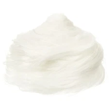 59" x 2" Plush Faux Fur Fabric Precut Strips, White