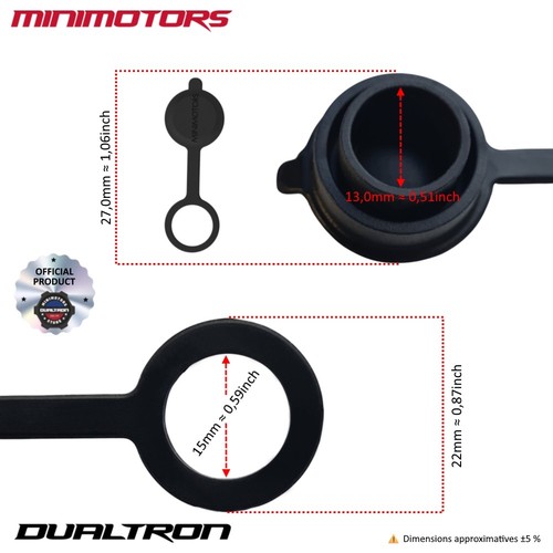 Ladeanschlussabdeckung V2 Minimotors LP16 Roller Dualtron, Speedway, Rovoron - Bild 3 von 14