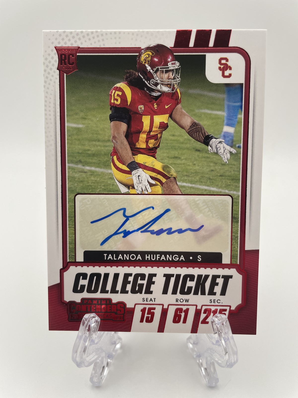 Talanoa Hufanga Panini Contenders Draft Picks #242 Base