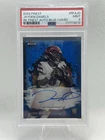 2024 Topps Finest – Jayden Daniels Rookie Autograph Blue Chkbd/99 #RFAJD PSA 9