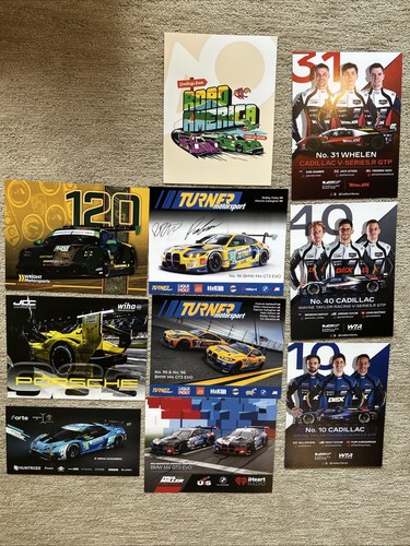 2025 IMSA Road America 10 CARD SET GTP & GTD REXY PORSCHE BMW CADILLAC Spike - Foto 1 di 15