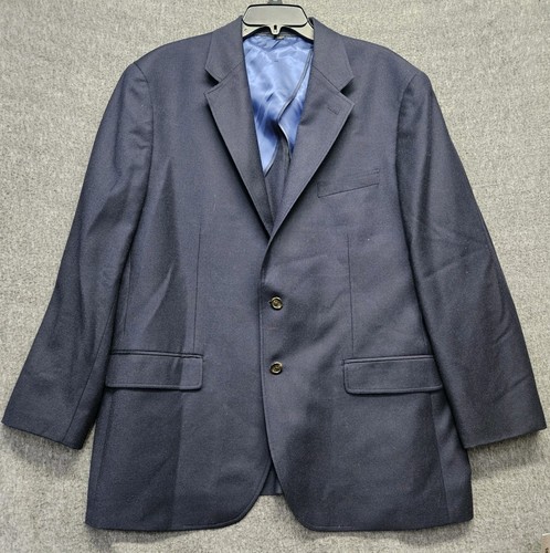 J Crew Legacy Jacket Mens 44R Blue Slim Fit Ludlow Unstructured Wool Blazer - Picture 2 of 20