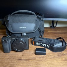 Sony Alpha a6400 Mirrorless Digital Camera (Body Only) w/ Carry Bag