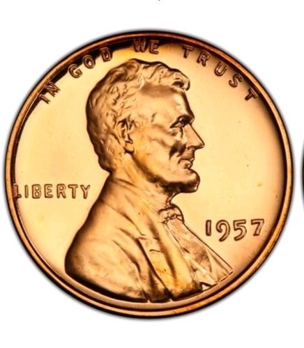 Lincoln Wheat Cent 1957 1C PCGS PR66RD CAM - Picture 5 of 12
