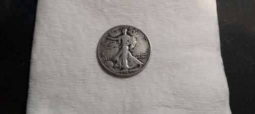 1942-D Walking Liberty Silber Half Dollar 90% SILBER! KOSTENLOSER VERSAND! AG IS UP