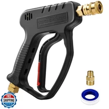 MEKOH Short Pressure Washer Gun, 5000PSI Stubby Pressure Washer S