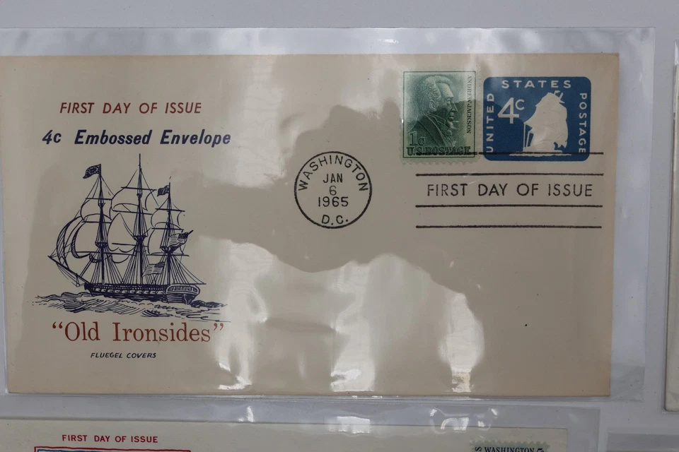 FLUEGEL US PATRIOTIC FDC COVER LOT 12 GENERAL GEORGE MARSHALL AIRMAIL TS70 - Image 2 of 4