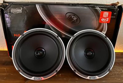 Hertz MPX 165.3 Mille Pro 6.5'' Two-Way Coaxial Speakers - as is for parts (Pair)