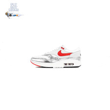 Nike Air Max 1 PRM White Chile Red Silver Grey HF7746-100 Sneaker Shoe Trainer