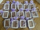 VTG Silvertone Picture Frames Place Card Holders Signs Decorative Bags Set of 14