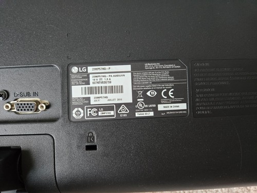 23 Inch LG 23MP57HQ-P LED Flat Panel Computer Monitor HDMI VGA - Picture 4 of 5
