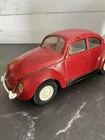 Vintage 1960's Pressed Metal Tonka Red Volkswagen Beetle Bug VW #52680