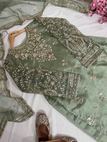Pakistani Dress Salwar Kameez Ready To Wear Suits Indian Wedding Party Bollywood - Picture 6 of 10