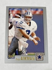 2001 Topps Football #148 - Troy Aikman - Dallas Cowboys