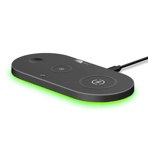 15W Fast Wireless Charger Stand Multi-Function Desktop Charging Dock - 第 1/6 張圖片