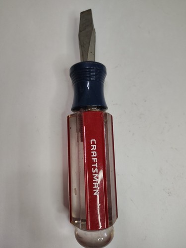 Vintage Craftsman 5/16 Large Handle Stubby Screwdriver USA WF 41586