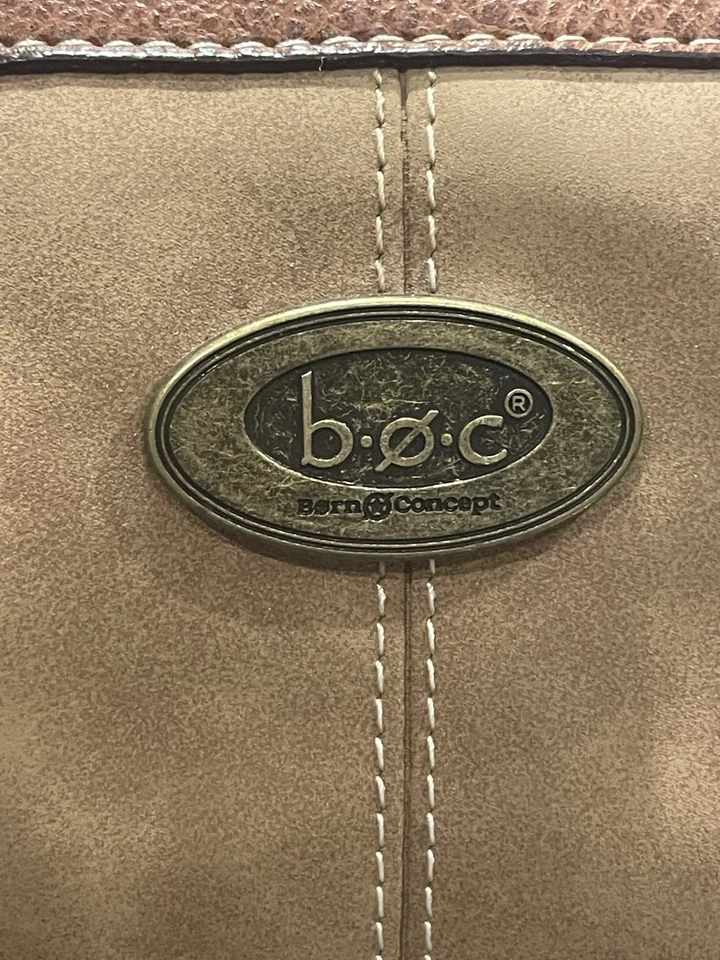 Bolso de Mano b.o.c Cuero Tostado y Marrón Elegante y Amplio Informal Contemporáneo Foto 2 de 4
