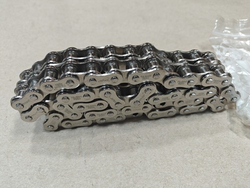 TSUBAKI Rollenkette Doppellitze, RS50, Stahl, 31 Zoll genietet, mit Hauptglied - Bild 7 von 7