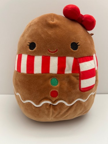 Adorable Set (2) Squshmallows Gina Gingerbread 10" 2019  & Guri The Gnome 12"! - Picture 8 of 12