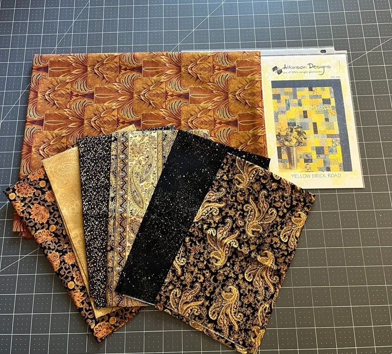 Yellow Brick Road QUILT KIT 3 Yds (#2A) ASIAN STYLE FABRICS ~ Lap SIZE 48”x57”