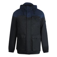 Lyle  Scott Contrast Yoke Black Jacket