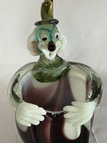 Ciotola profonda per pagliaccio classe arte Murano, noce o piatto caramelle - Foto 2 di 13